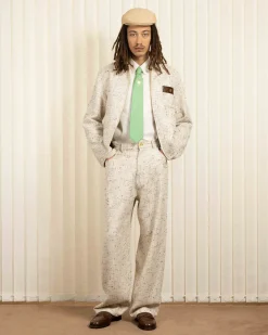 Le Pantalon Baggy Tweed