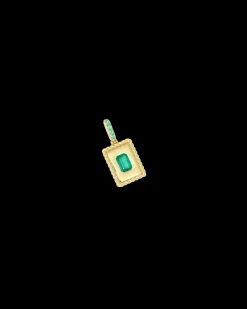 Le Pendentif Emeraude Tressé