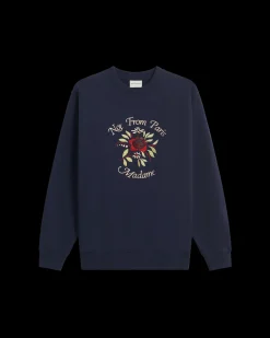 Le Sweatshirt Slogan Fleurs