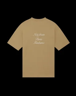 Le T-Shirt Slogan Calligraphie